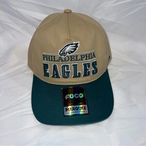 Philadelphia Eagles Tan and Green Cap